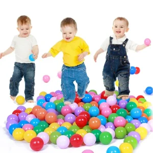 100PCS Kids Plastic Colorful Ball