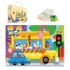 60Pcs/set Floor Puzzle Wooden Puzzle Large Size For Kids Toddler Puzzles For Preschool Children Learning Educational Puzzles Toy - Image 6
