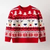 Christmas Sweaters Children Autumn Winter Warm Pullover Baby Cartoon Knitted Sweaters Kids Clothes 2-6 Year Boy Girl Xmas Jumper - Image 2