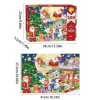 Christmas Jigsaw Puzzle 200 Pieces Santa Claus Puzzles Gift box kids Challenge Brain Storm Game Educational Puzzle Game Toys - Image 6