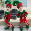 Kids Christmas Elf Costume Set 2