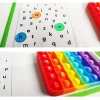 English Spelling Games English Enlightenment Teaching Aids Erasable English Learning Set With High-frequency Word Cards For Kids - Image 5