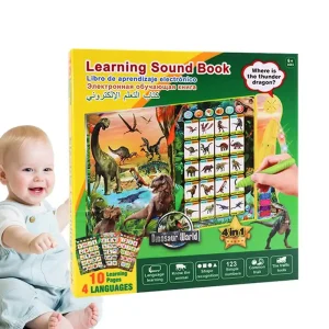 Toddler Sound Books Talking Books Sound Books Spanish English Arabic Russian Interactive Books Musical Books Educational Toys