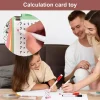 Division Flash Cards 15X Multiplication And Division Flash Cards Home Multiplication Learning Aids Cards With Dry Erase Pens - Image 3