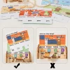 Word Spelling Game Wooden Words Training Toy Educational Homeschool Words Toy Interactive Word Question Cards Toy For Kids Aged - Image 5