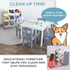 Grey/White Toy Organizer, 9 Bin Storage, 24" Tall, Closet Organizer , Storage Box - Image 4