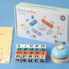Spelling Words Game Blocks Wooden Alphabet Puzzles Blocks With Flash Cards Learning Toy With Bell Sight Words Recognition Game - Image 4