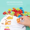 Matching Letter Games 54PCS Educational Kids Spelling Games With Storage Bag Durable Spelling Word Games Creative Spelling Toys - Image 3