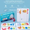 Matching Letter Games 54PCS Educational Kids Spelling Games With Storage Bag Durable Spelling Word Games Creative Spelling Toys - Image 2