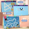 Wipe Clean Activity Books Erasable Pen Control Book Sturdy Learning Tracing Books Preschool Learning Toys For Children Boys - Image 5