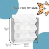 Grey/White Toy Organizer, 9 Bin Storage, 24" Tall, Closet Organizer , Storage Box - Image 6