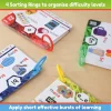 62Pcs Phonics Flashcards Set 20 Phonic Stages Cards Learn to Read for Kids Kindergarten Primary School Learning Aids Montessori