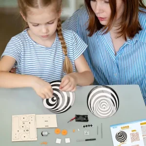 Optical Illusions Experiment Kit Funny Science Kit Science Illusionology Set Creative Educational Games Physics Toys For Home