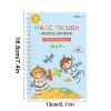 Hand Writing Practice Books For Kids Kindergarten Handwriting Workbook Reusable Grooved Handwriting Workbooks Magic Copybook To - Image 6