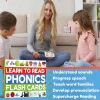 62Pcs Phonics Flashcards Set 20 Phonic Stages Cards Learn to Read for Kids Kindergarten Primary School Learning Aids Montessori - Image 2