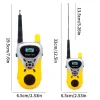 Walkie Talkies For Kids 2pcs Electronic Long Range Walky Talky Phone Radio Interphone Mini Toys Talkie Walkie Boy Girl Gifts - Image 6