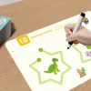 Reusable Workbook Handwriting Practice Safe Writing Practice Book Funny Education School Supplies For Children Boys Girls