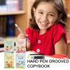 Penmanship Workbook Writing Practice For Kids Reusable Grooved Practice Copybook Kindergarten Preschool Calligraphy For Kids - Image 3
