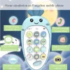 Toddler Teether Chew Toys Toddler Musical Sound Phone Learning Toy Interactive Sensory Bilingual Teething Toys Carrot Phone - Image 2