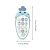 Toddler Teether Chew Toys Toddler Musical Sound Phone Learning Toy Interactive Sensory Bilingual Teething Toys Carrot Phone - Image 6