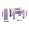 Portable Potty Seat Foldable Toddler Potty Training Toilet With Storage Bags Potty Training Toilet Travel-Friendly Anti-Slip - Image 6