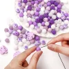 74Pcs 12mm Silicone Round Food Grade Leaf Focal Beadsfor DIY Baby Teether Soother Nipple Chain Dummy Clips Necklace Chew Toy - Image 4