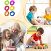 Sensory Rings Stress Relief Sensory Toys Set Of 6 Spiky Sensory Finger Rings Silent Stress Reducer Fidgets Ring For Kids Teens - Image 5