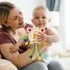Infant Montessori Sensory Development Toys Pull String Finger Grasp Training Early Learning Education Puzzle Toys Teether Toy - Image 5