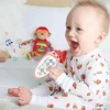 Toddler Teether Chew Toys Toddler Musical Sound Phone Learning Toy Interactive Sensory Bilingual Teething Toys Carrot Phone - Image 3