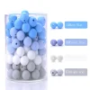100pcs 12mm Silicone Beads Baby Teething Beads Pacifier Chain Teething Toy BPA Free Chewable Beads Teether DIY Accessories - Image 5