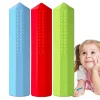 3pcs Silicone Chewable Pencil Topper Crystal Silicone Pencil Cover Tube Teething Sensory Pencil Chew Topper For Boys Girls