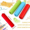 3pcs Silicone Chewable Pencil Topper Crystal Silicone Pencil Cover Tube Teething Sensory Pencil Chew Topper For Boys Girls - Image 6