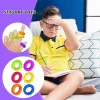 Sensory Rings Stress Relief Sensory Toys Set Of 6 Spiky Sensory Finger Rings Silent Stress Reducer Fidgets Ring For Kids Teens - Image 3